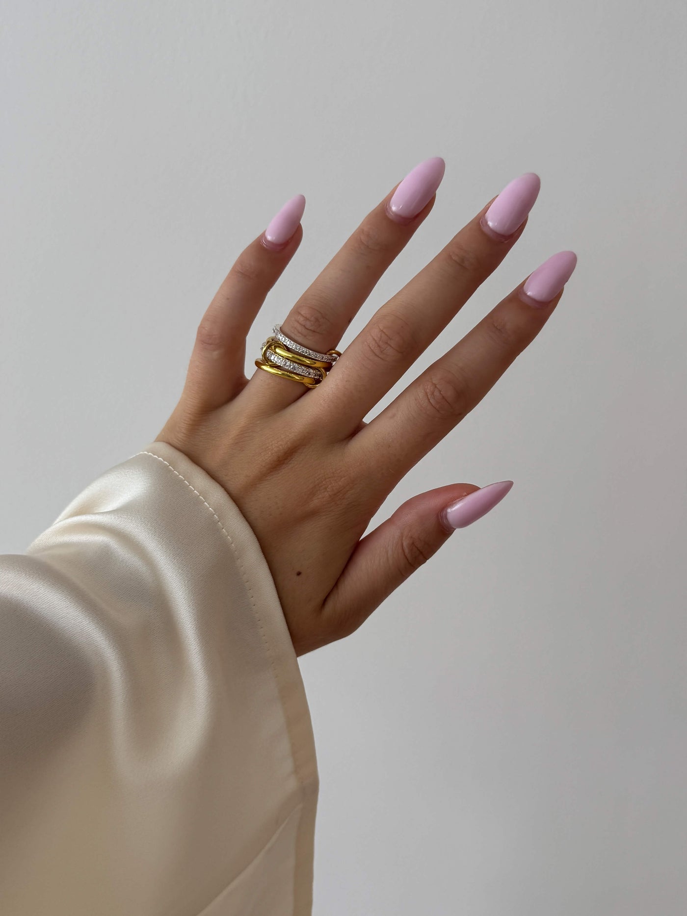 Leona Rhinestone Stacked Ring