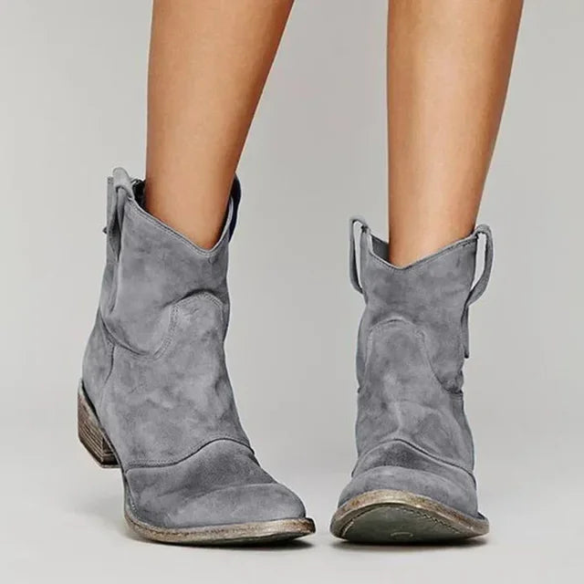 MARGOT VINTAGE WESTERN ANKLE BOOTS