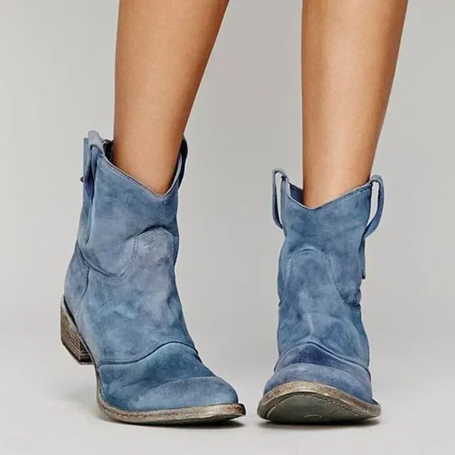 MARGOT VINTAGE WESTERN ANKLE BOOTS