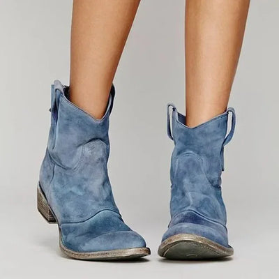 MARGOT VINTAGE WESTERN ANKLE BOOTS