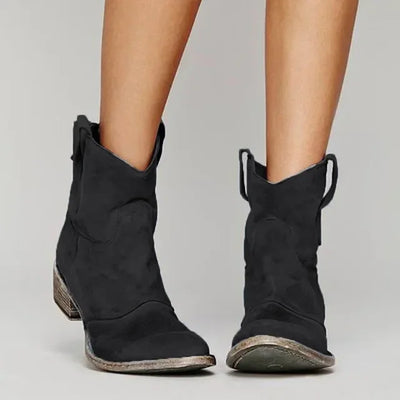 MARGOT VINTAGE WESTERN ANKLE BOOTS