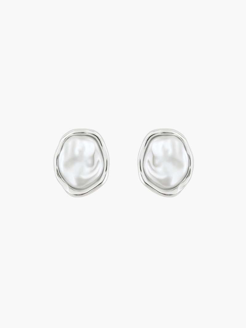 Marina Irregular Pearl Earrings
