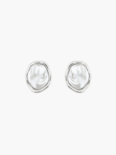 Marina Irregular Pearl Earrings