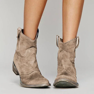 MARGOT VINTAGE WESTERN ANKLE BOOTS