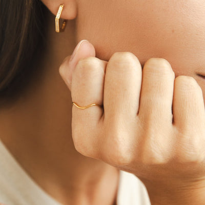 Emily Gold Stack Ring