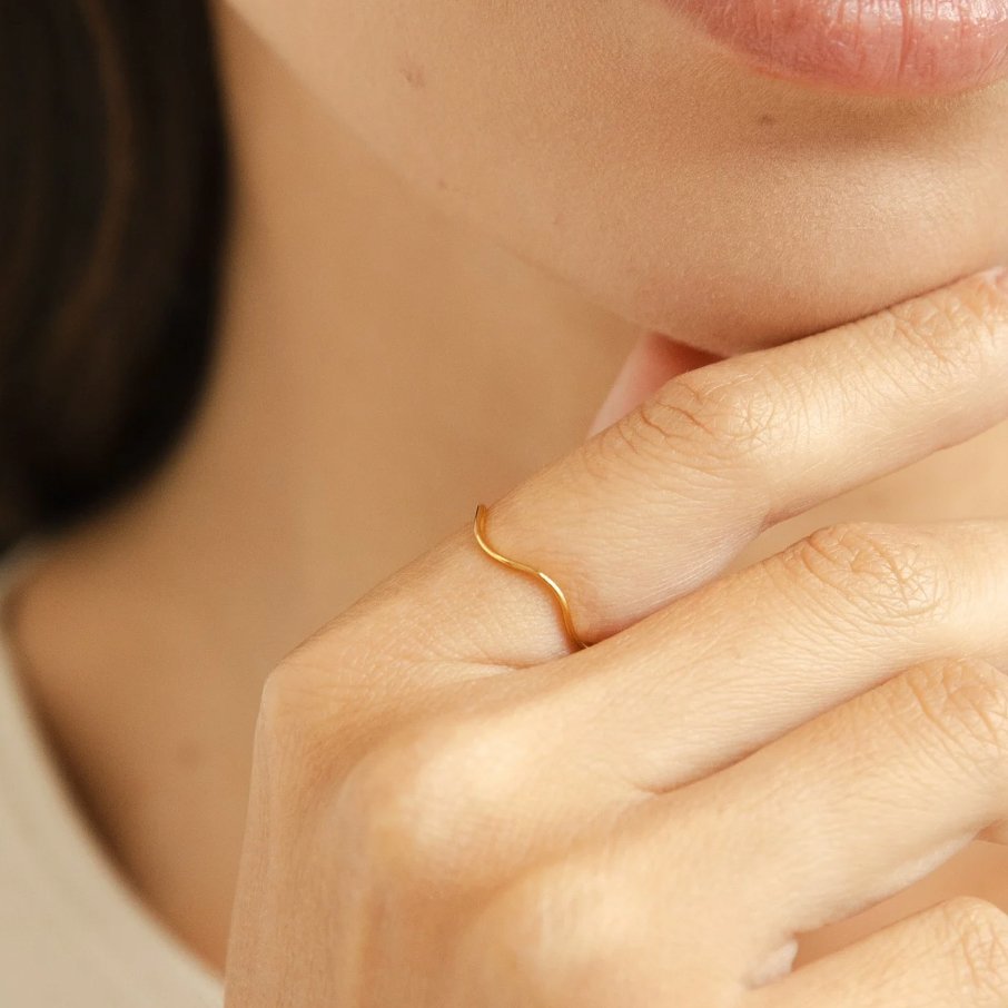 Emily Gold Stack Ring