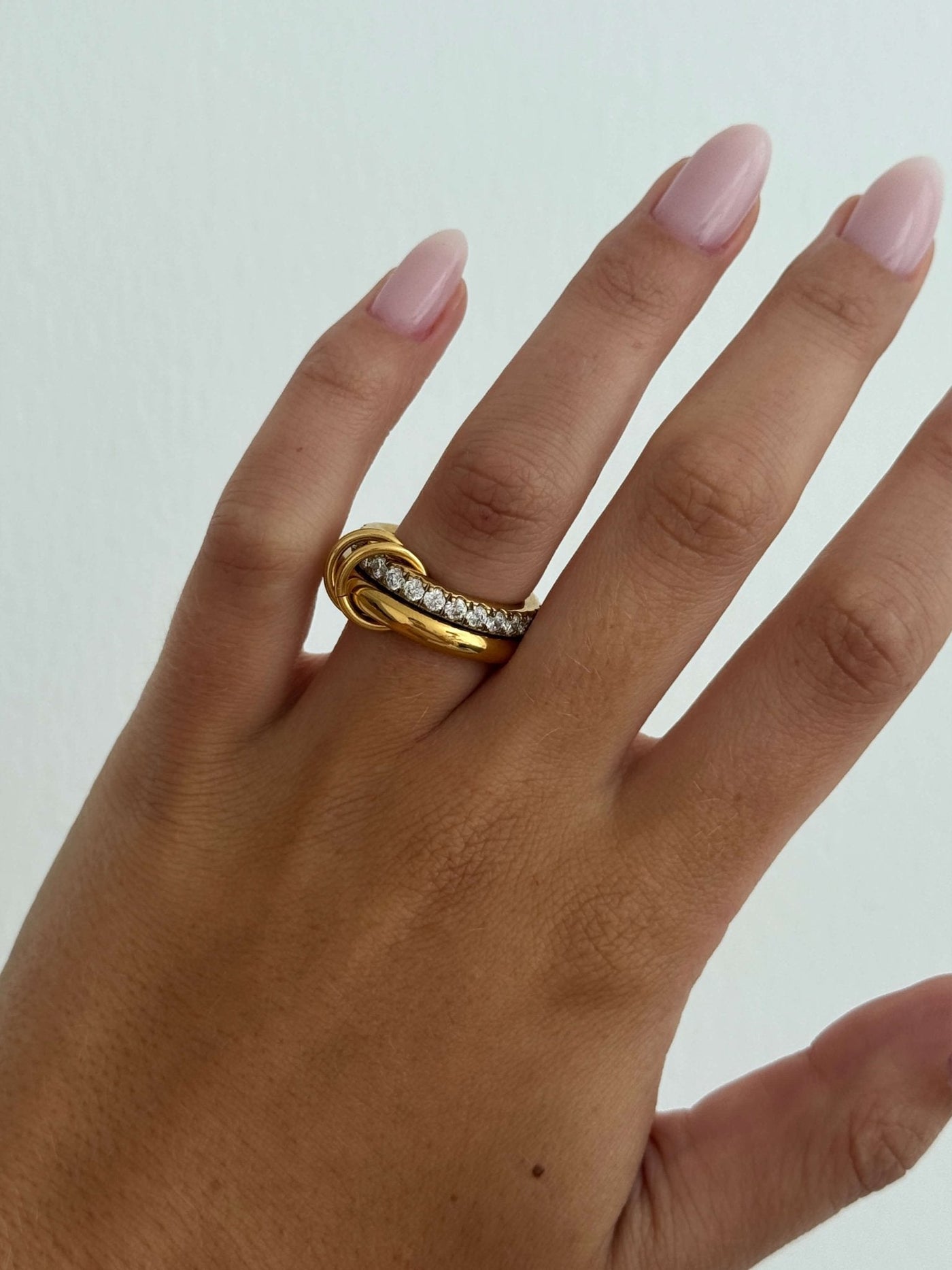 Eliana Stacked Sparkling Band Ring