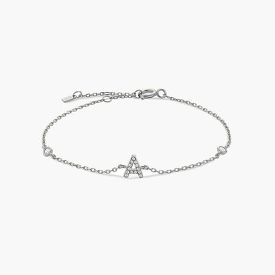 Eleni Letter Charm Bracelet