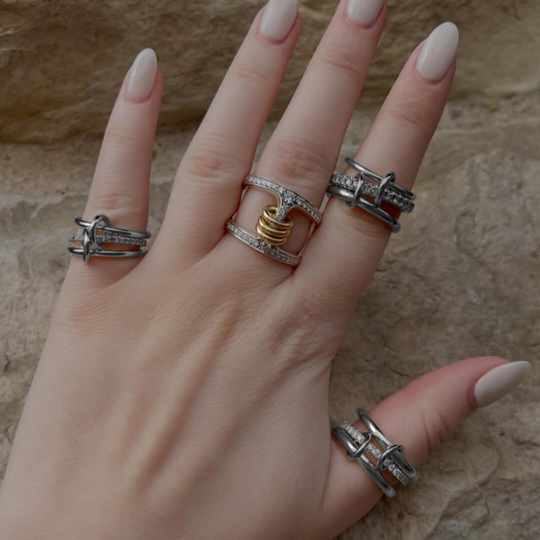 Amelia Classic Three Stacking Ring