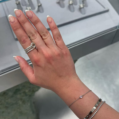 Amelia Classic Three Stacking Ring