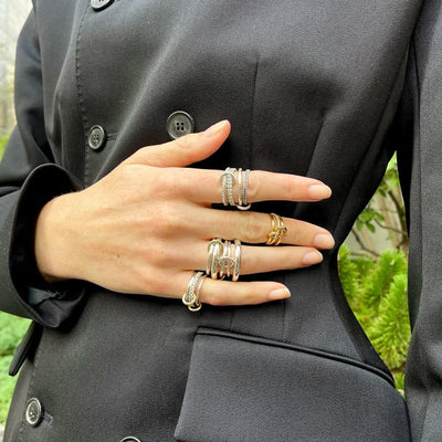 Amelia Classic Three Stacking Ring