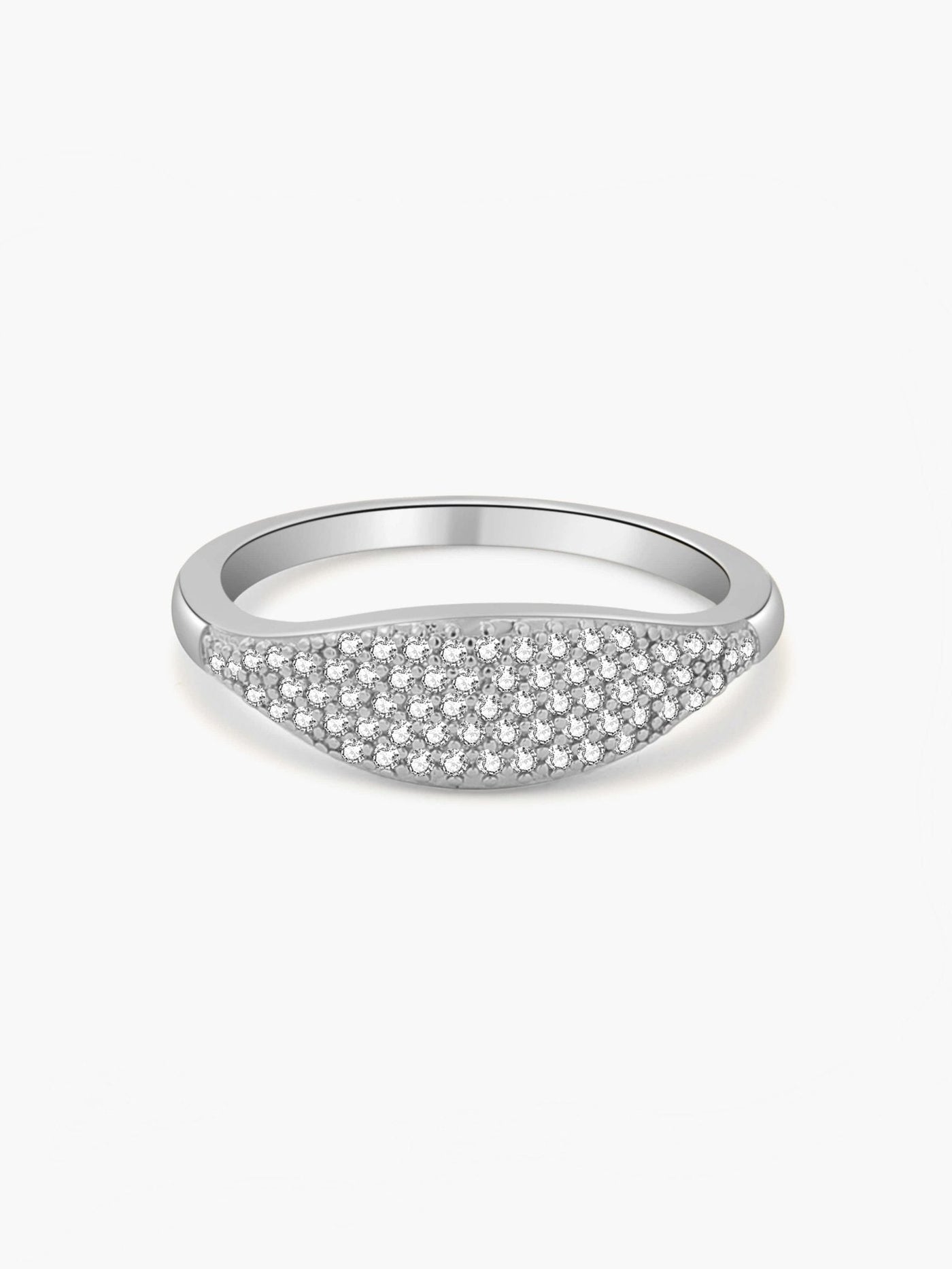 Emery Rhinestone Dome Band Ring