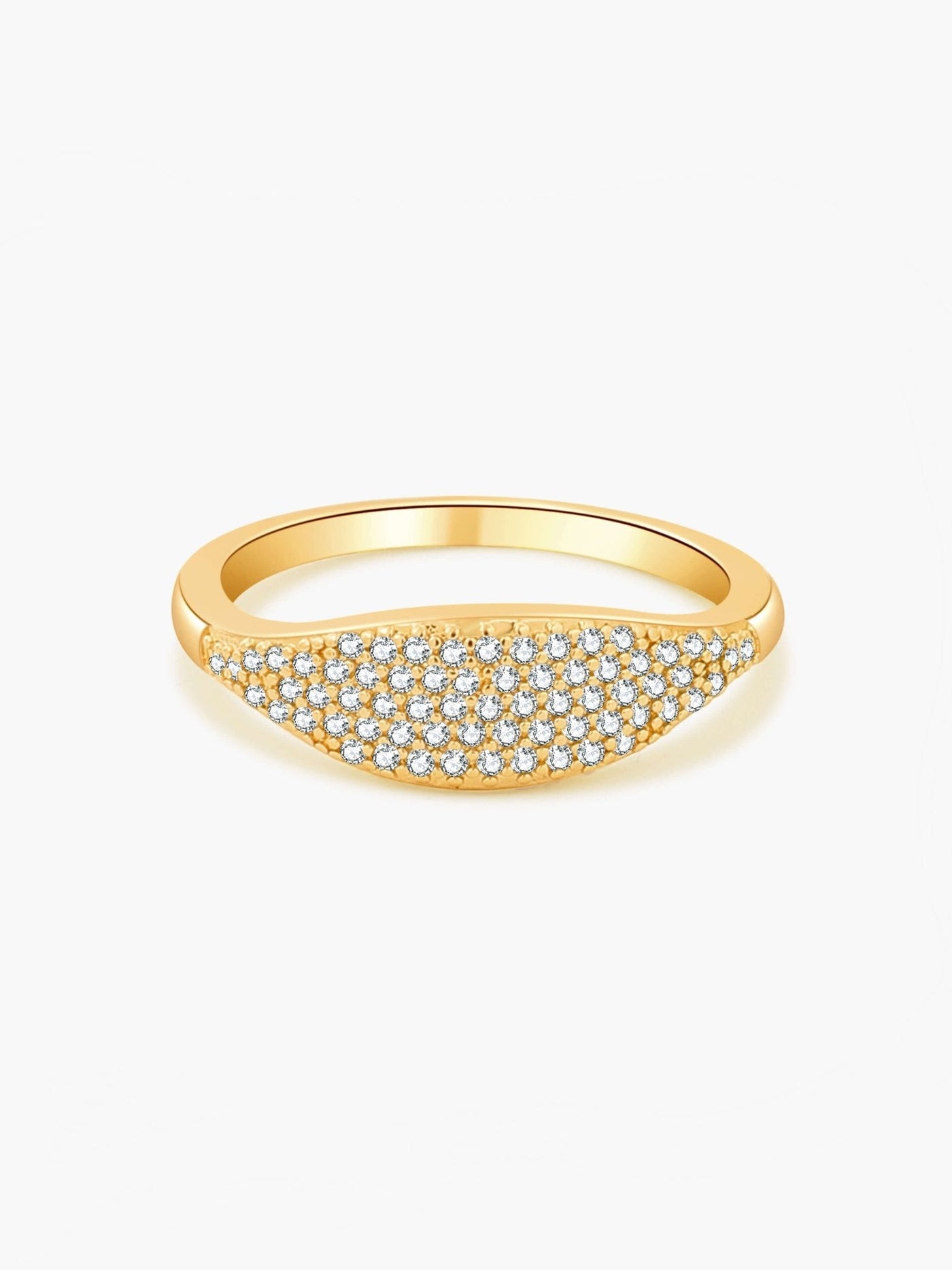 Emery Rhinestone Dome Band Ring