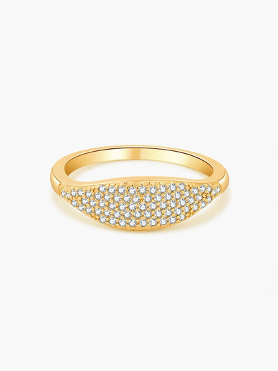 Emery Rhinestone Dome Band Ring