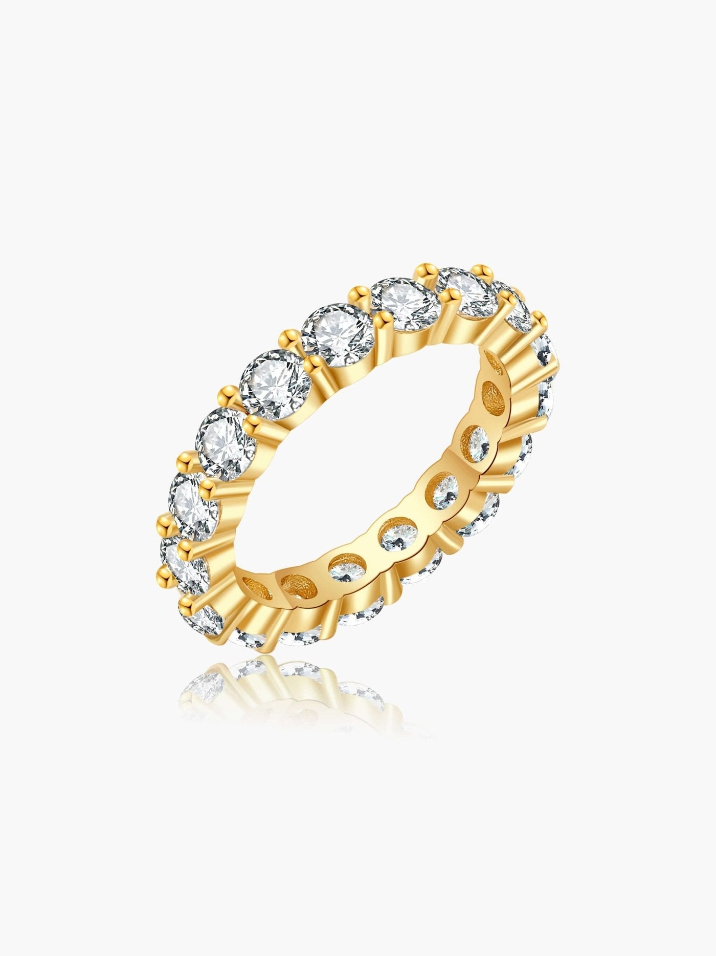 Amina Radiant Zirconia Band Ring