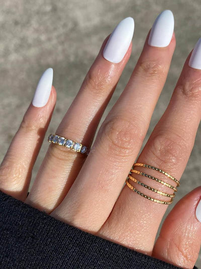 Amina Radiant Zirconia Band Ring