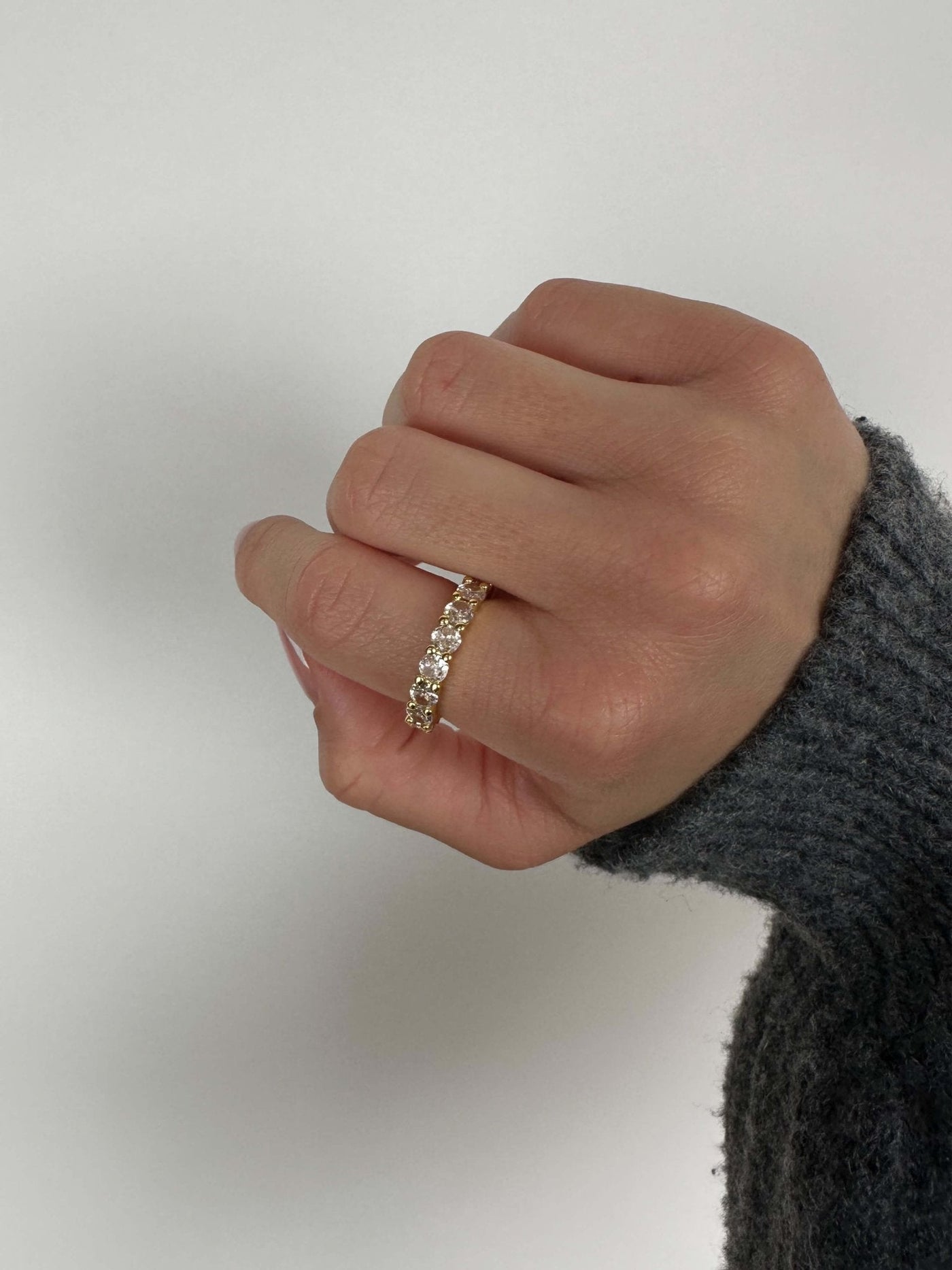 Amina Radiant Zirconia Band Ring