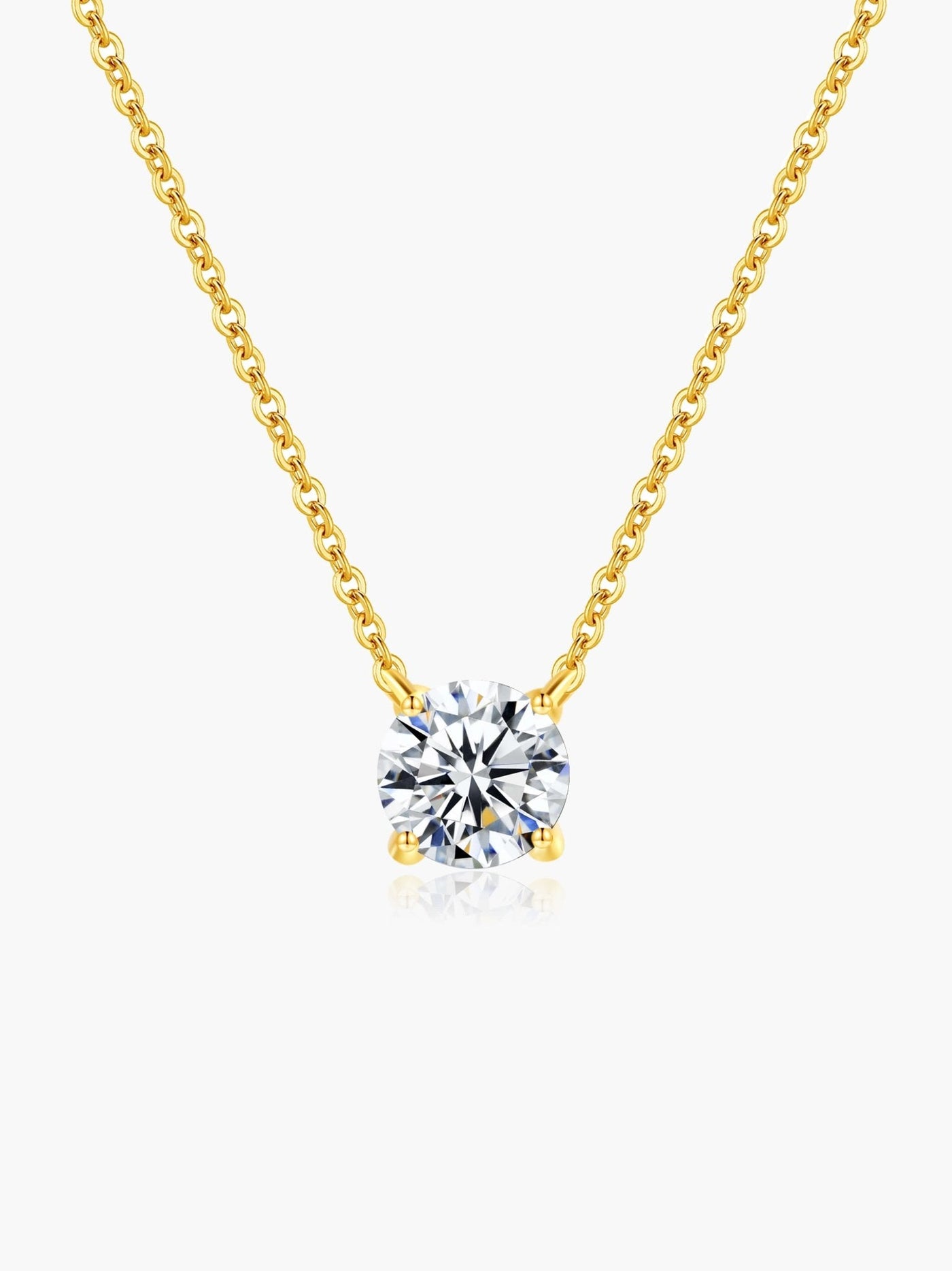 Adalyn Round Zirconia Pendant Necklace