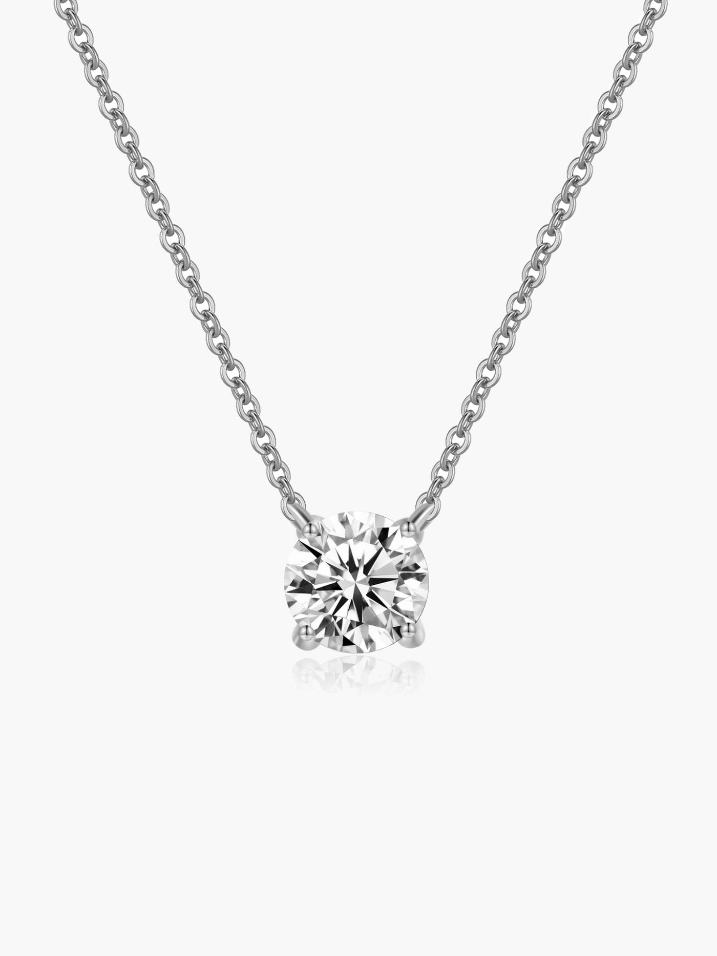 Adalyn Round Zirconia Pendant Necklace