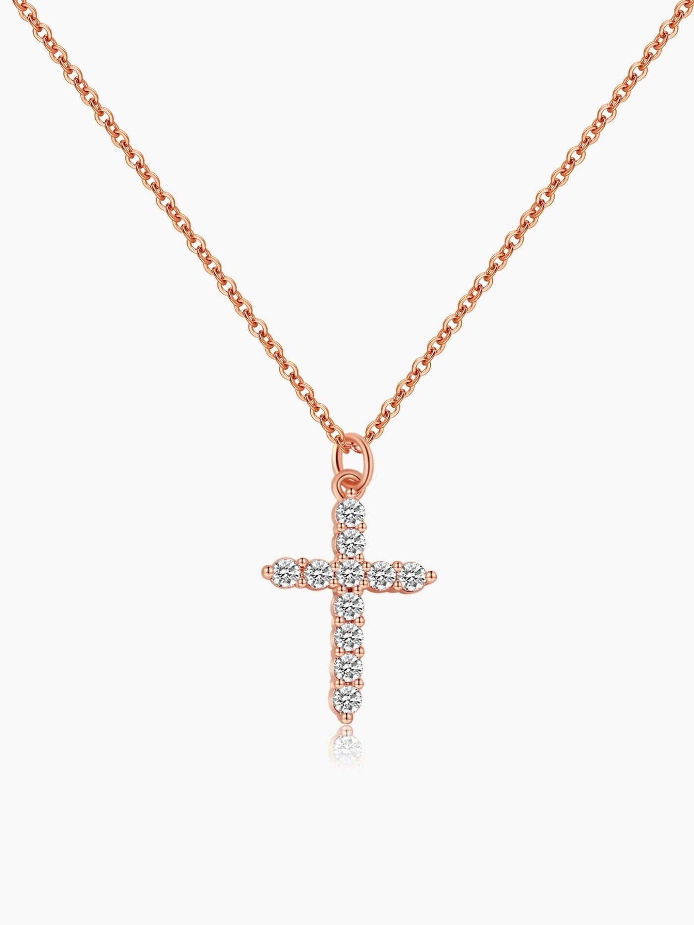 Arielle Zirconia Cross Pendant Necklace
