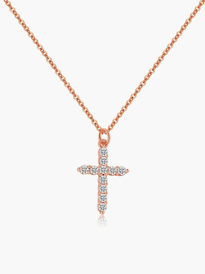 Arielle Zirconia Cross Pendant Necklace