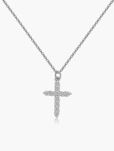 Arielle Zirconia Cross Pendant Necklace