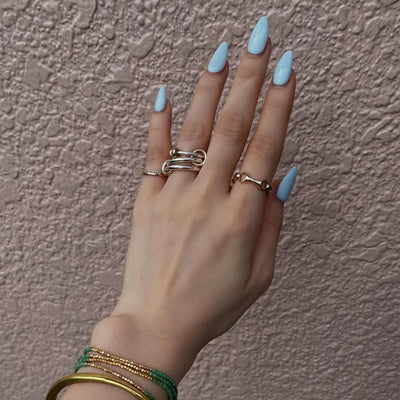 Aurora Plain Interlocking Ring