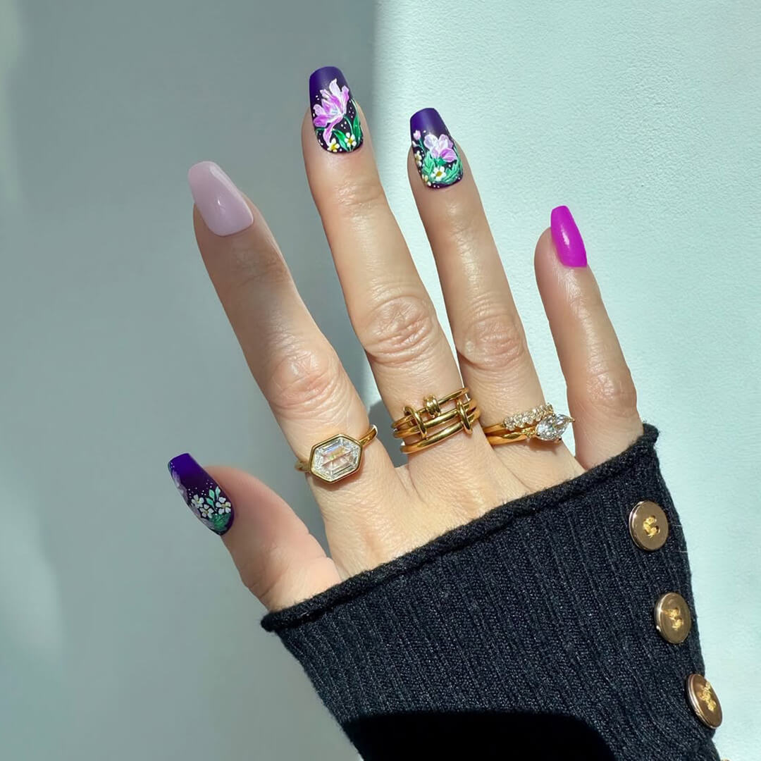 Aurora Plain Interlocking Ring