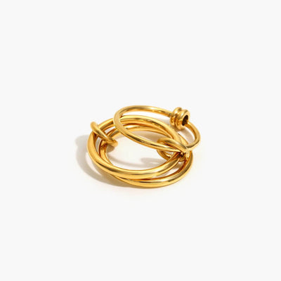 Aurora Plain Interlocking Ring