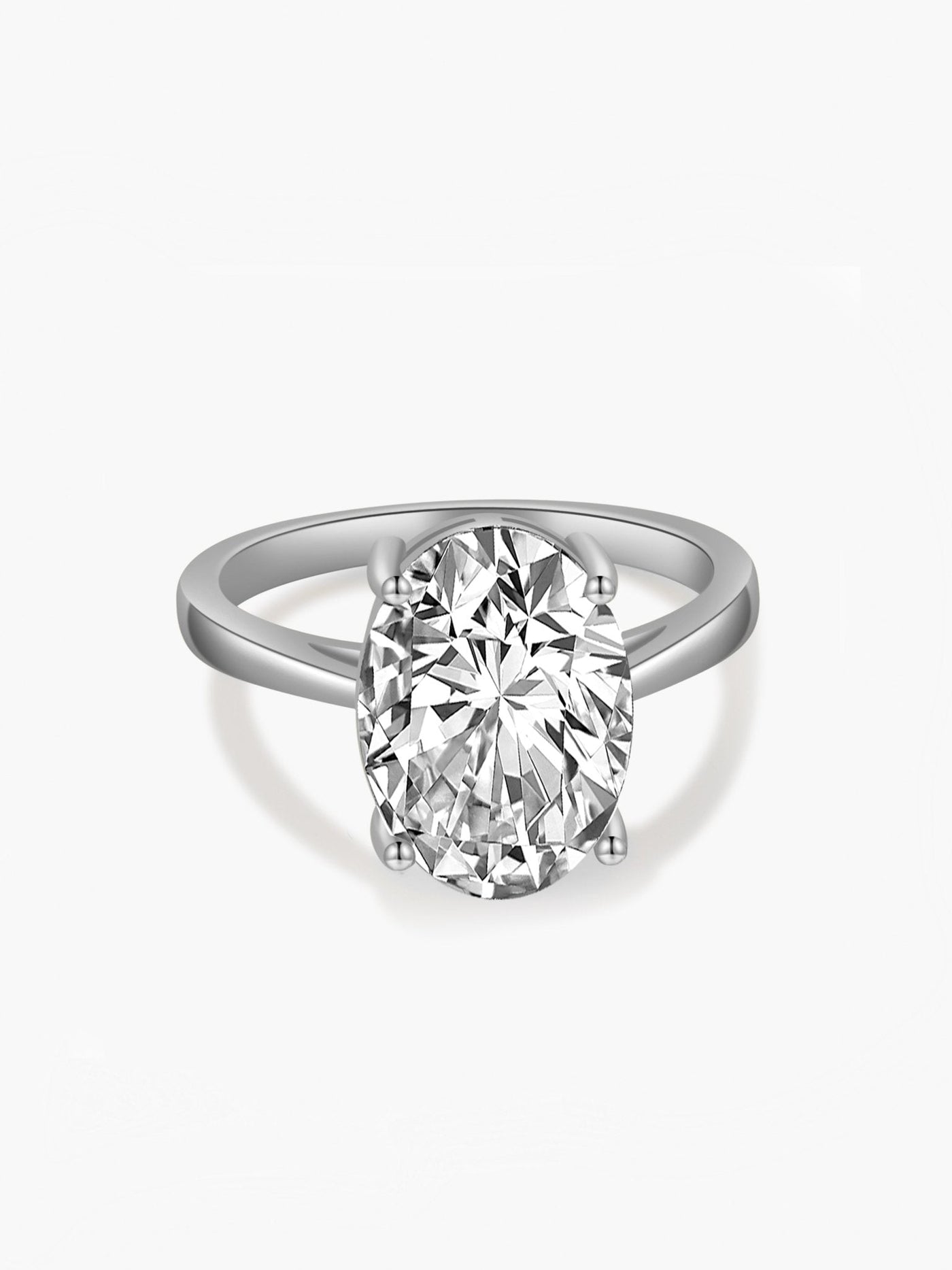 Adrianna Oval Zirconia Band Ring