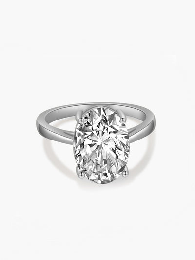 Adrianna Oval Zirconia Band Ring
