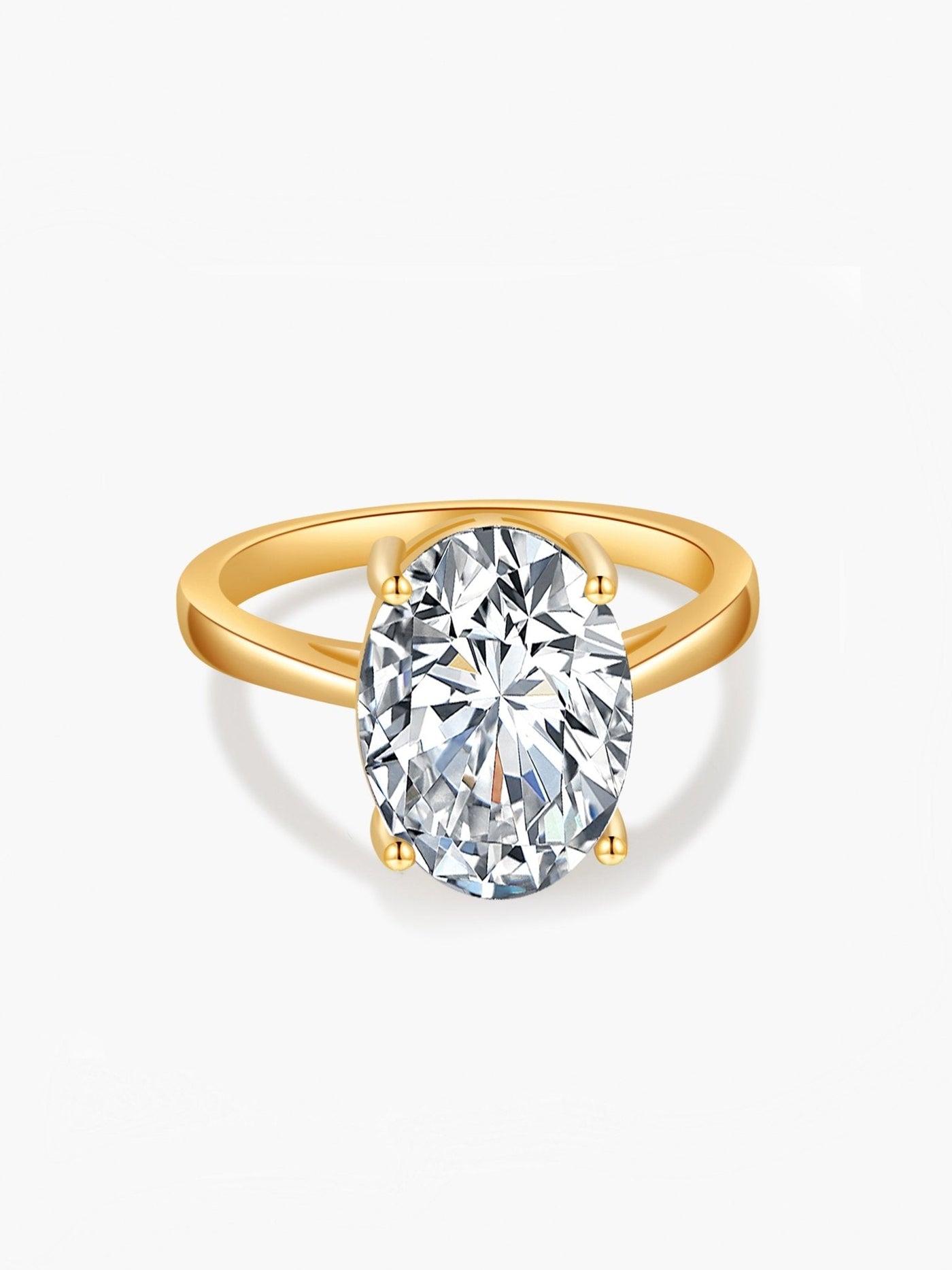 Adrianna Oval Zirconia Band Ring