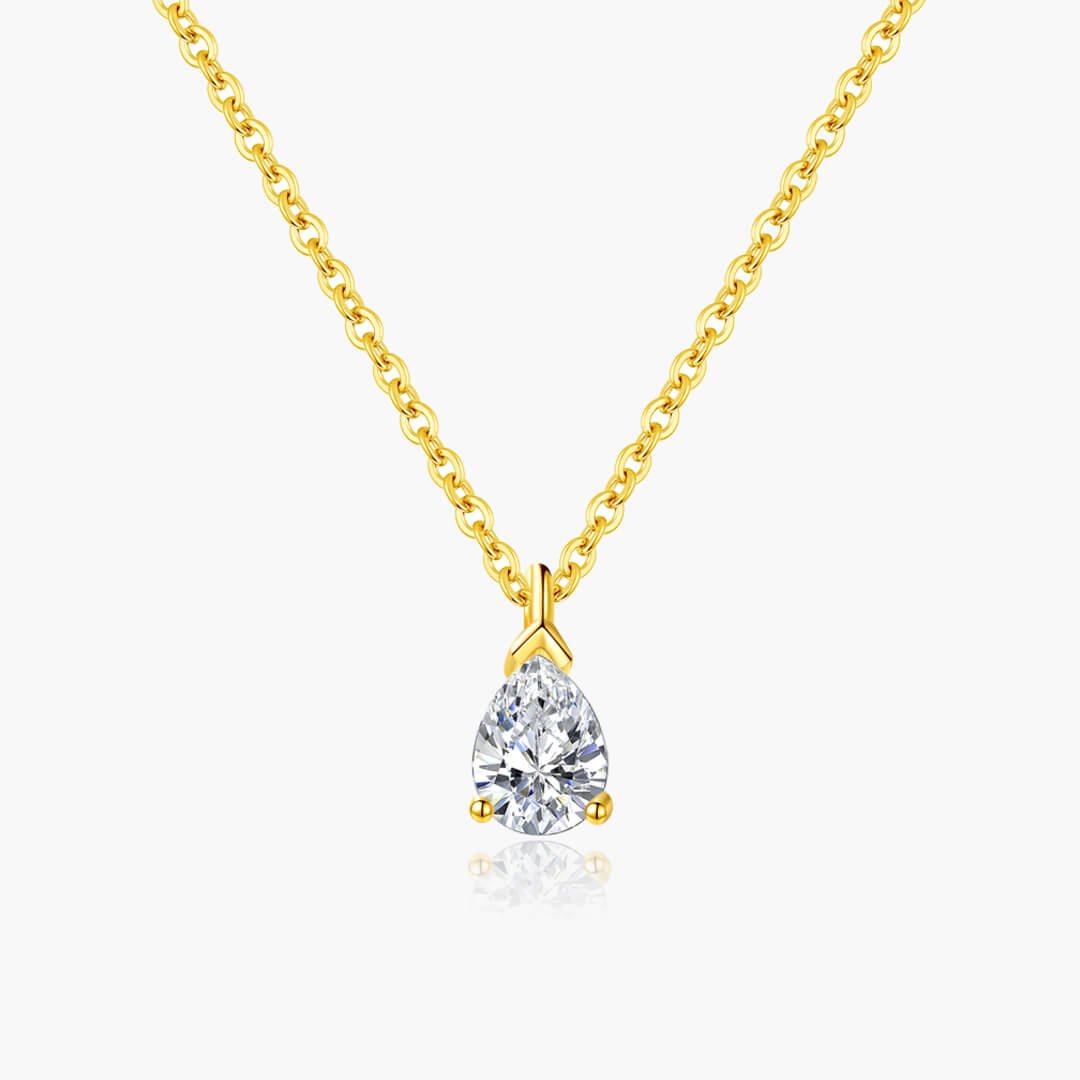 Demi Pear Cut Zirconia Pendant Necklace