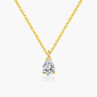 Demi Pear Cut Zirconia Pendant Necklace
