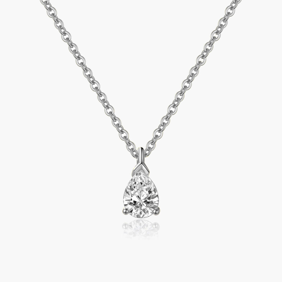 Demi Pear Cut Zirconia Pendant Necklace