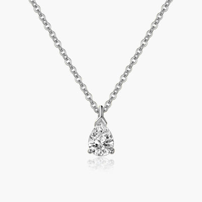 Demi Pear Cut Zirconia Pendant Necklace