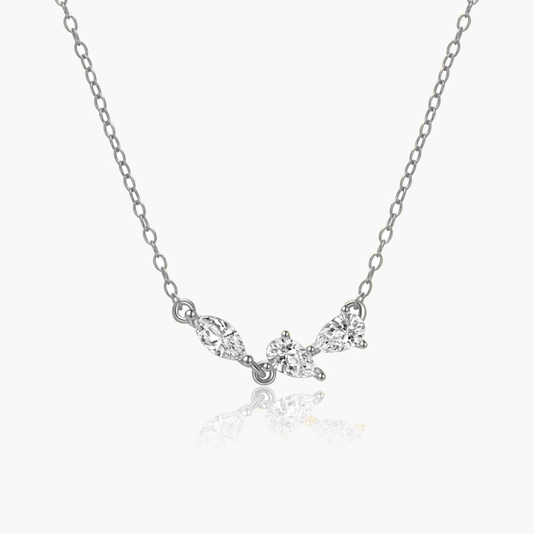 Diana Multi-Cut Zirconia Necklace
