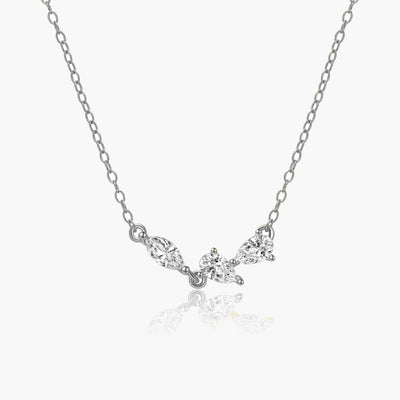 Diana Multi-Cut Zirconia Necklace
