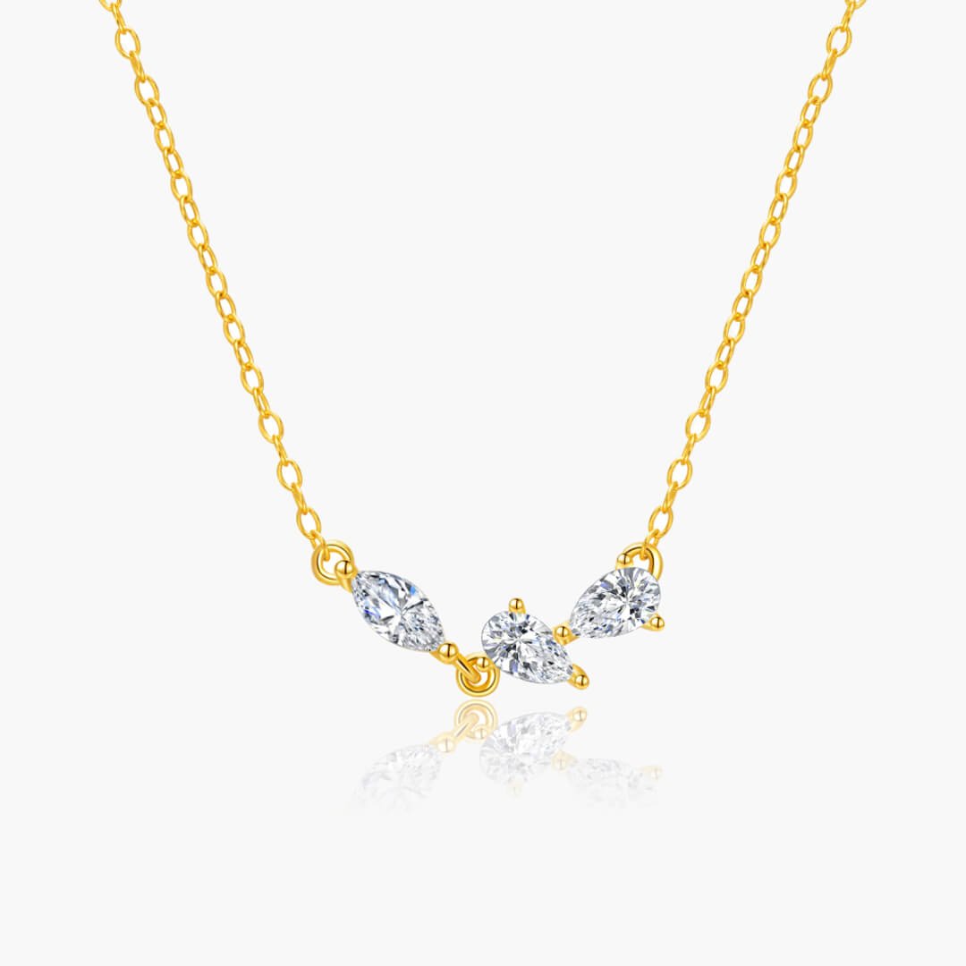 Diana Multi-Cut Zirconia Necklace