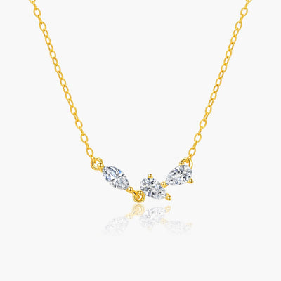 Diana Multi-Cut Zirconia Necklace