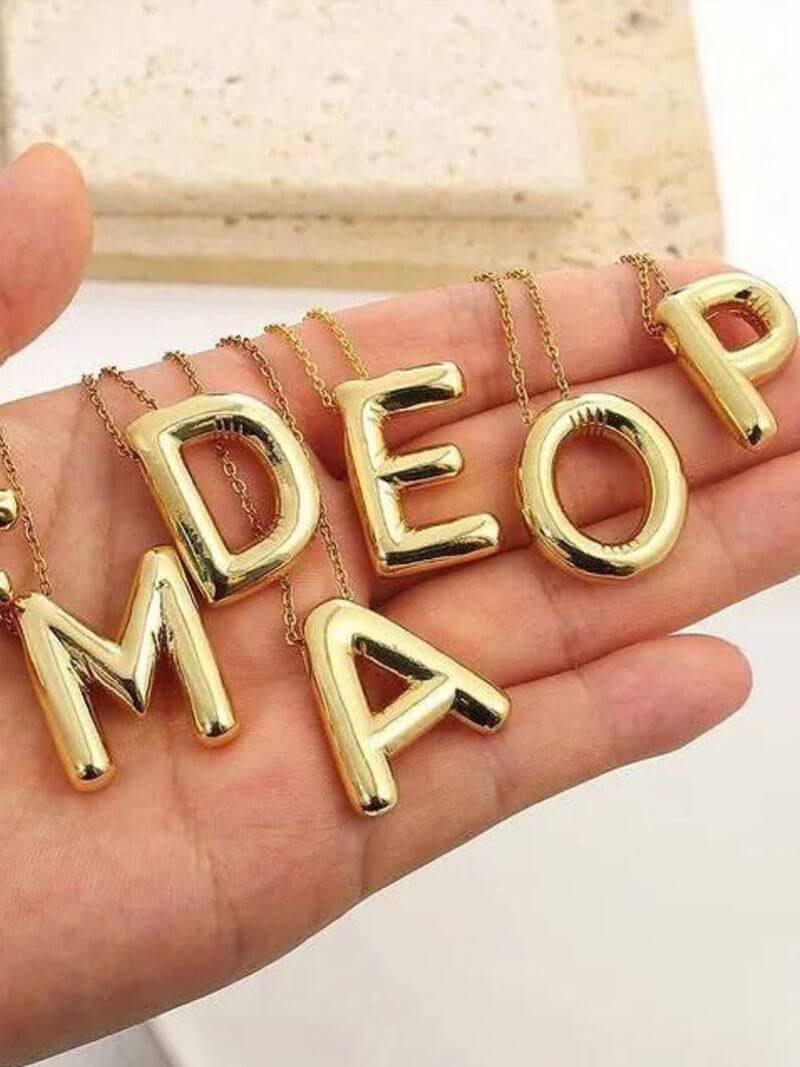 Evelyn Initial Pendant Necklace