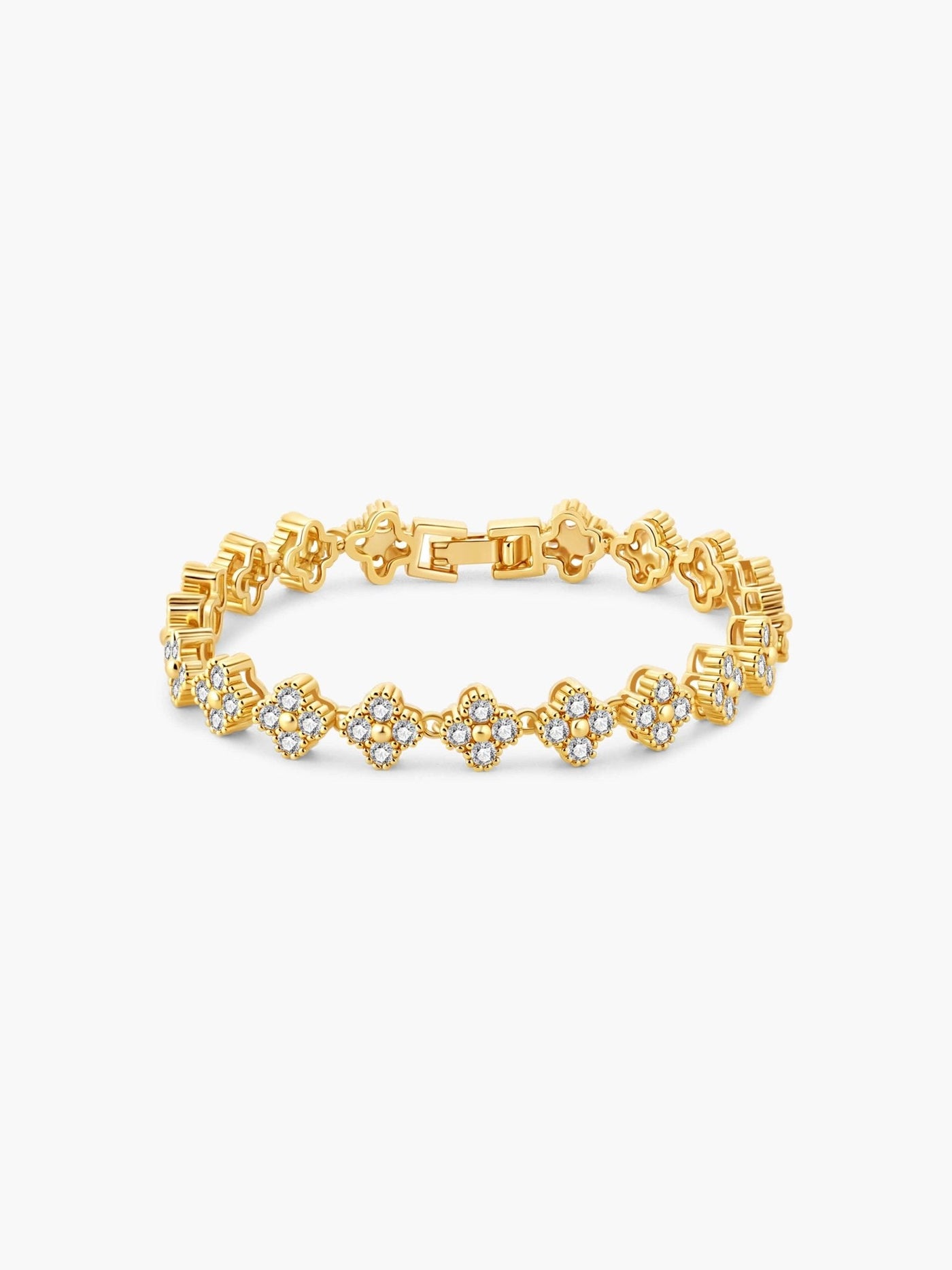 Fiora Four-Petal Gemstone Bracelet
