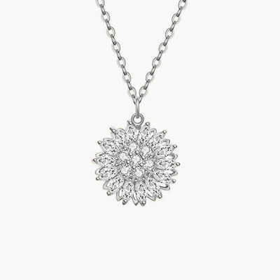 Flower Anxiety Spinner Necklace