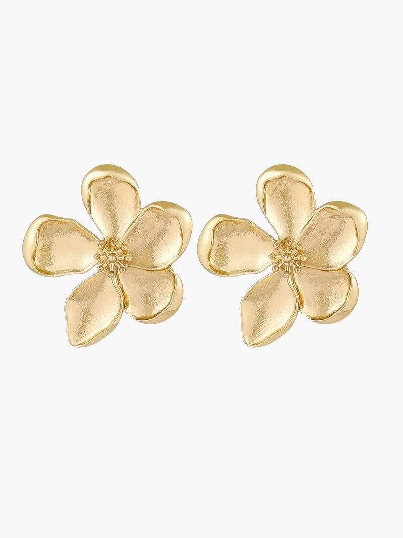 Statement Flower Stud Earrings