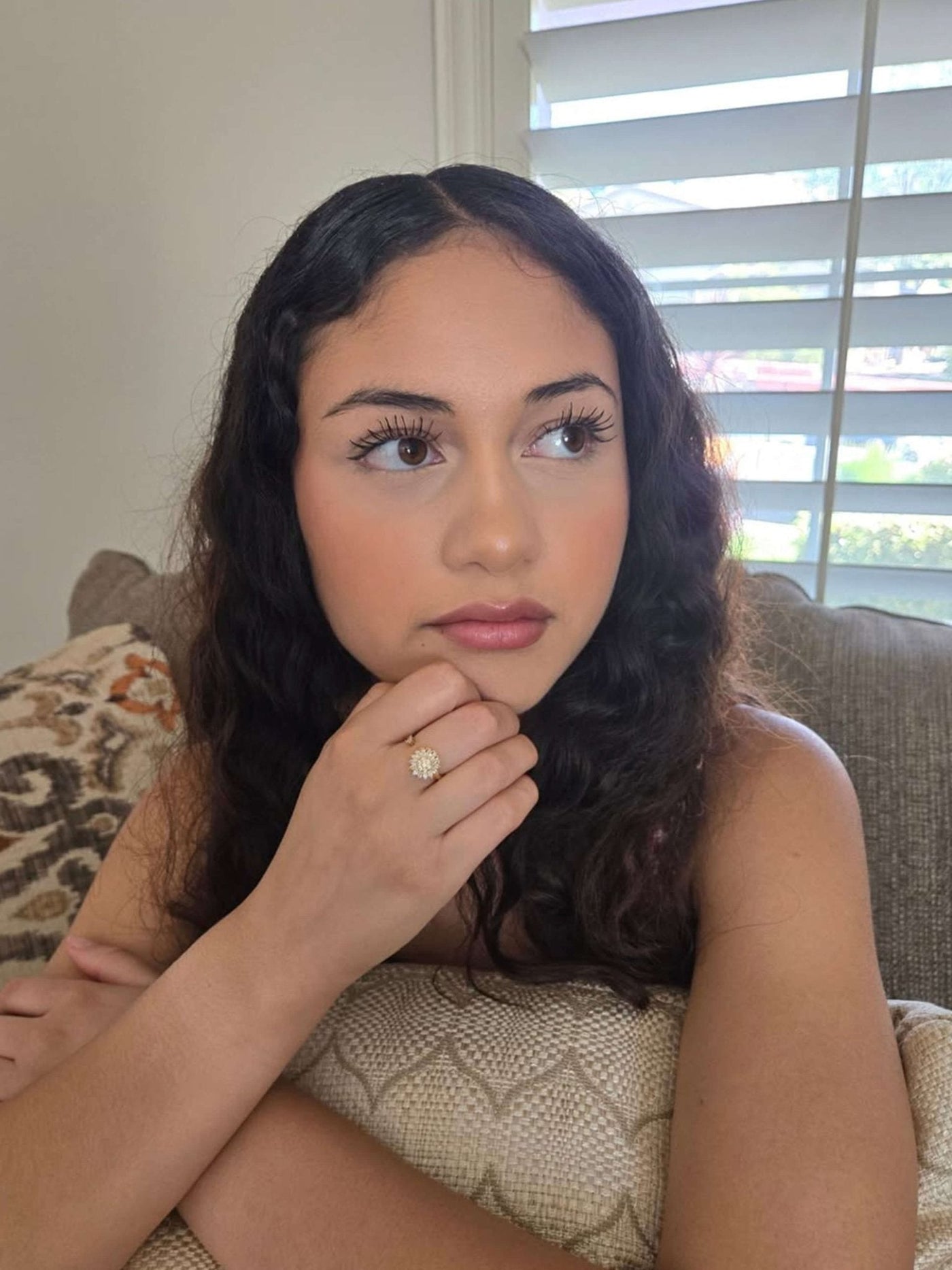 Flower Anxiety Spinner Ring