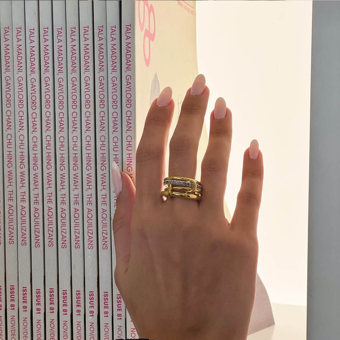 Ivy Minimalist Four Stacked Ring