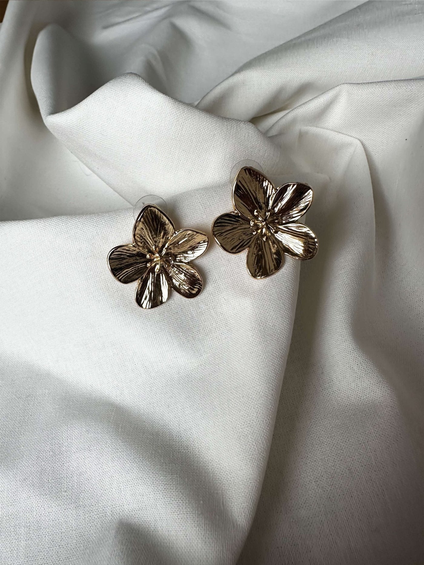 Lia Flower Statement Earrings