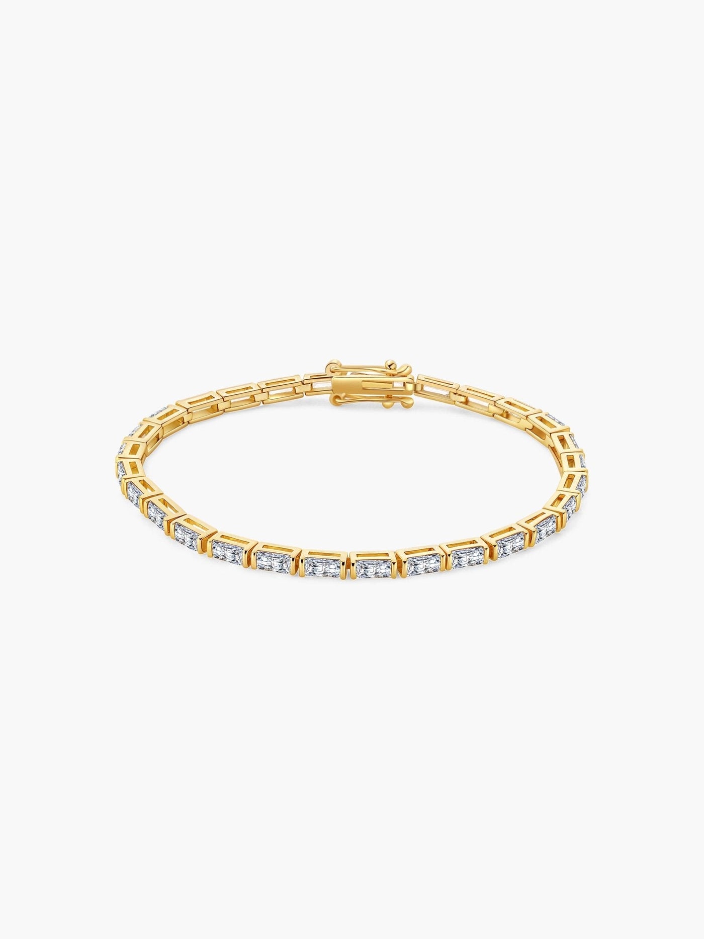 Lucia Baguette Zirconia Tennis Bracelet