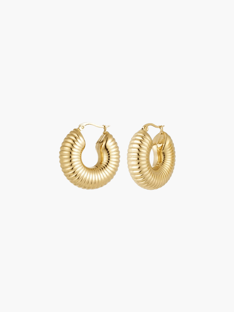 Lynn Ribbed Hoops