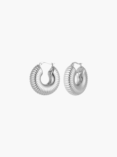 Lynn Ribbed Hoops